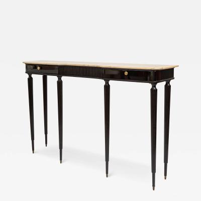 Long XX Century Italian Neoclassical Style Lacquered Console