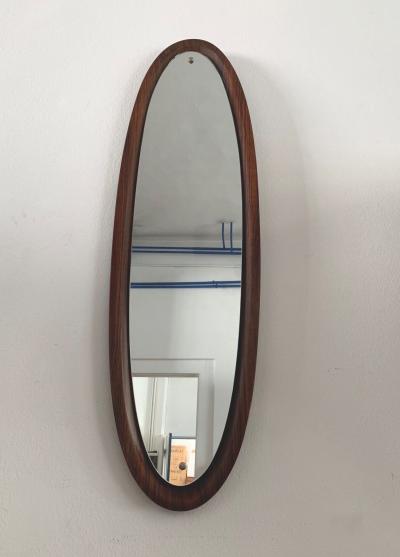 Long and Narrow Mirror in Rosewood
