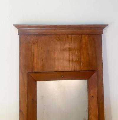 Long and Narrow Swedish Biedermeier Mirror circa 1840