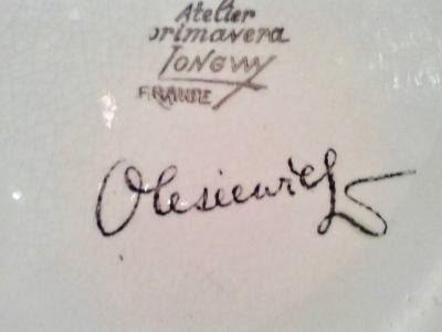 Longwy Art Deco Longwy Primavera Charger