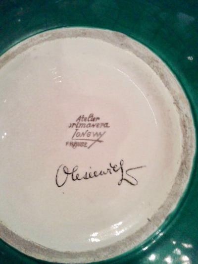 Longwy Art Deco Longwy Primavera Charger