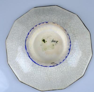 Longwy Longwy Ceramic Cloisonn Bowl or Coupe Art Deco