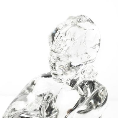 Lorenado Rosin Mid Century Hand Blown Murano Glass Figural Sculpture signed Lorenado Rosin