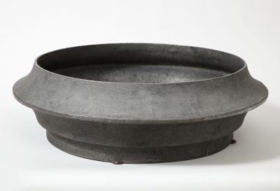 Lorenzo Burchiellaro Aluminum Modernist Planter by Lorenzo Burchiellaro Italy c 1962