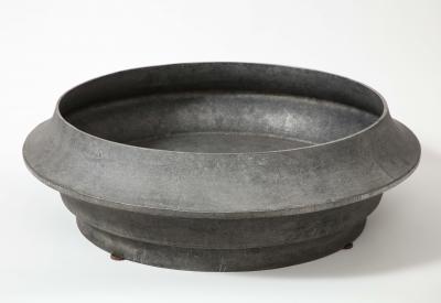 Lorenzo Burchiellaro Aluminum Modernist Planter by Lorenzo Burchiellaro Italy c 1962