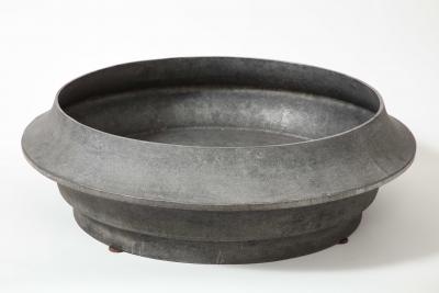 Lorenzo Burchiellaro Aluminum Modernist Planter by Lorenzo Burchiellaro Italy c 1962