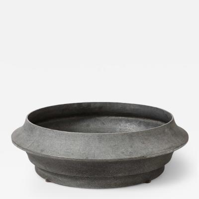 Lorenzo Burchiellaro Aluminum Modernist Planter by Lorenzo Burchiellaro Italy c 1962