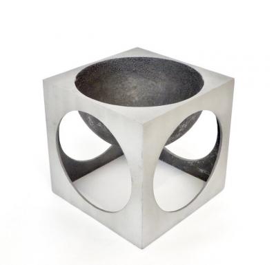Lorenzo Burchiellaro LORENZO BURCHIELLARO ITALIAN CAST ETCHED AND BLACK ALUMINUM SCULPTURE