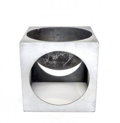 Lorenzo Burchiellaro LORENZO BURCHIELLARO ITALIAN CAST ETCHED AND BLACK ALUMINUM SCULPTURE