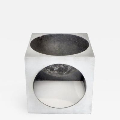 Lorenzo Burchiellaro LORENZO BURCHIELLARO ITALIAN CAST ETCHED AND BLACK ALUMINUM SCULPTURE