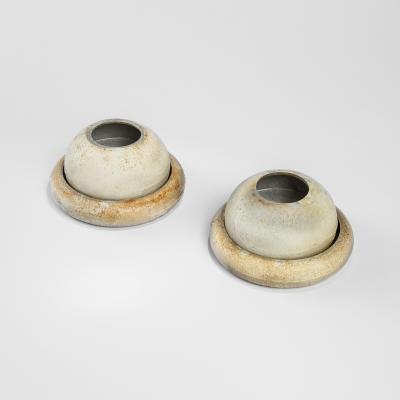 Lorenzo Burchiellaro Lorenzo Burchiellaro Pair of Decorative Objects in Metal 60s