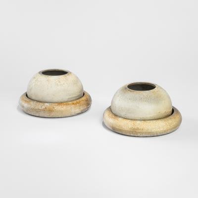Lorenzo Burchiellaro Lorenzo Burchiellaro Pair of Decorative Objects in Metal 60s
