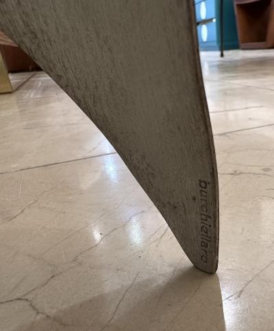 Lorenzo Burchiellaro Mid Century Modern Metal Sculpture Floor Lamp by Burchiellaro Italy 1970s