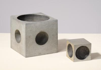 Lorenzo Burchiellaro Set ot Two Burchiellaro Cubes Italy 1970s