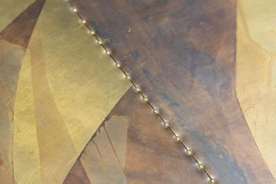 Lorenzo Burchiellaro Signed Lorenzo Burchiellaro Mixed Metal Coffee Table