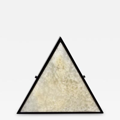 Lorenzo Ciompi Large Onyx Triangular Archimede Wall Lamp 2021