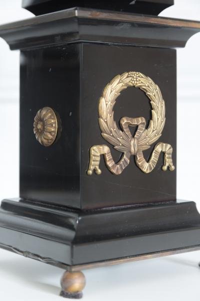 Lorenzo Ciompi Pair of Black Marble and Bronze Obelisks Gold Lizard Limited Edition 2017