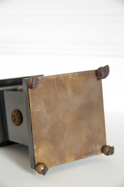 Lorenzo Ciompi Pair of Black Marble and Bronze Obelisks Gold Lizard Limited Edition 2017