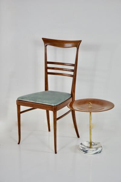 Lorenzo Ciompi round occasional side table ash brass and marble C5 Lorenzo Ciompi 2025