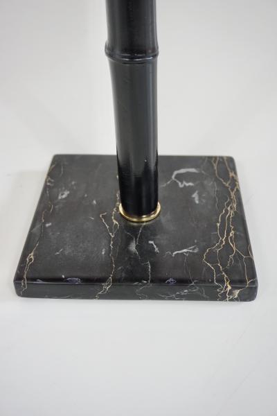 Lorenzo Ciompi squared gueridon side table marble bamboo wood brass C NOIRE 2 L Ciompi 25