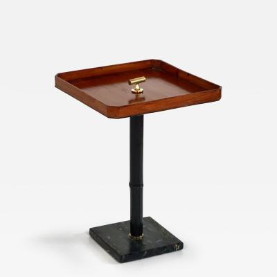 Lorenzo Ciompi squared gueridon side table marble bamboo wood brass C NOIRE 2 L Ciompi 25