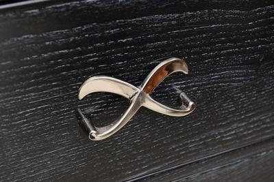 Lorin Jackson Cerused and Ebonized Six Drawer Chest by Lorin Jackson for Grosfield House