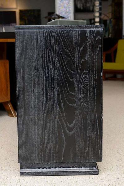Lorin Jackson Cerused and Ebonized Six Drawer Chest by Lorin Jackson for Grosfield House