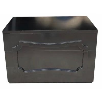 Lorin Jackson Lorin Jackson Grosfeld House Black Lacquer Chest of Drawers 1 of 2 Available