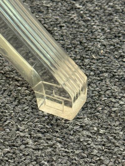 Lorin Jackson MIRRORED AND LUCITE TABLE DESIGNED BY LORIN JACKSON FOR GROSFELD HOUSE