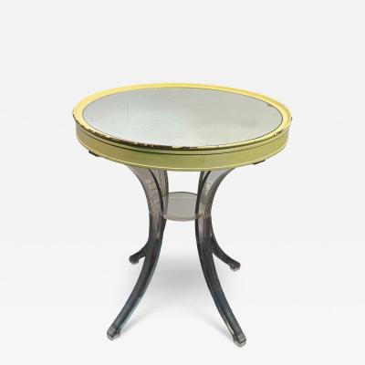 Lorin Jackson MIRRORED AND LUCITE TABLE DESIGNED BY LORIN JACKSON FOR GROSFELD HOUSE