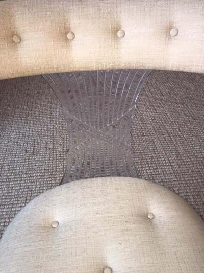 Lorin Jackson Ultra Rare Art Deco Lucite Grosfeld House Chair by Lorin Jackson