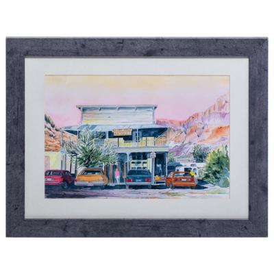 Lorna Wildon Glory Hole Antiques Watercolor by Lorna Wildon circa 1980