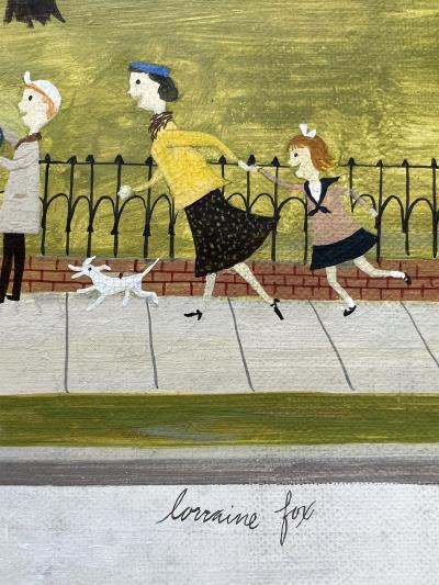 Lorraine Mrs B D Andrea Fox Wedding Day Norman Rockwell Americana Female Illustrator