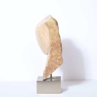 Lorraine Stimmel Modernist Abstract Figurative Sculpture in Exotic Marble by Lorraine Stimmel