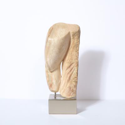 Lorraine Stimmel Modernist Abstract Figurative Sculpture in Exotic Marble by Lorraine Stimmel