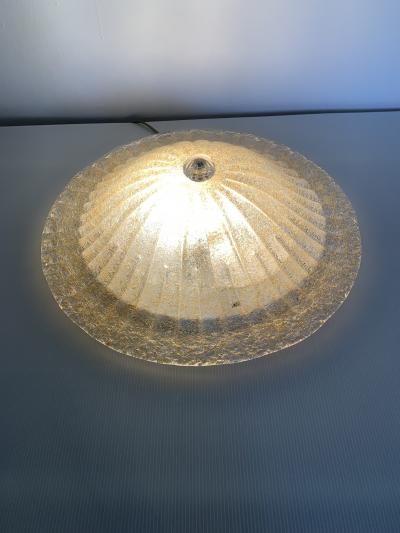 Lot of 2 Impressive Murano Glass Sputnik Chandelier flush mount