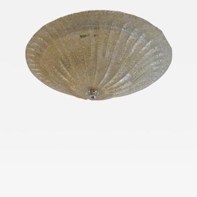 Lot of 2 Impressive Murano Glass Sputnik Chandelier flush mount