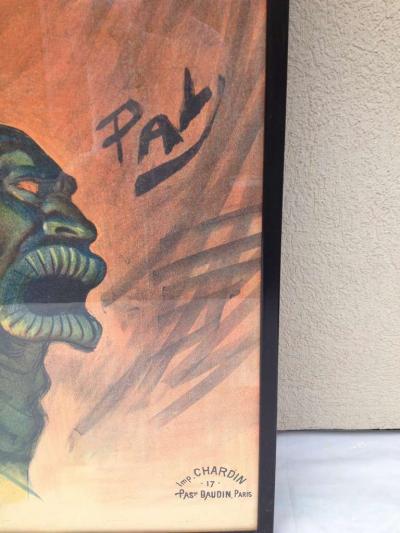 Lotterie French Drama Art Nouveau Pasge Daudin Poster