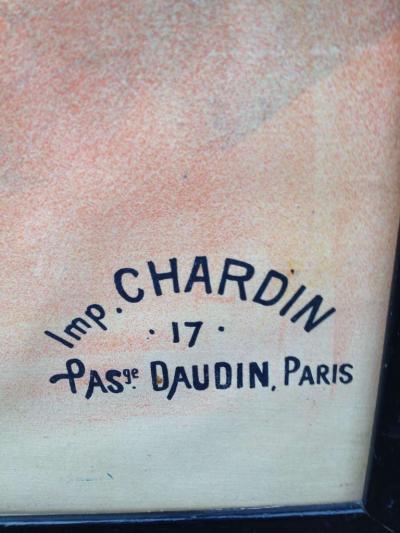 Lotterie French Drama Art Nouveau Pasge Daudin Poster