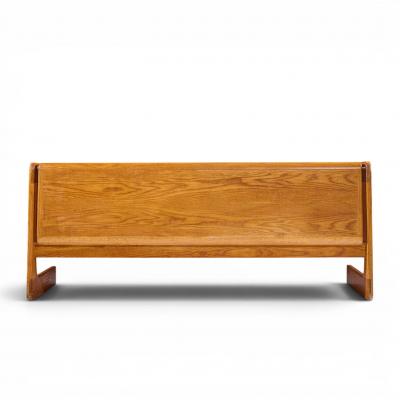 Lou Hodges Lou Hodges Mid Century Oak Cantilever Executive Desk