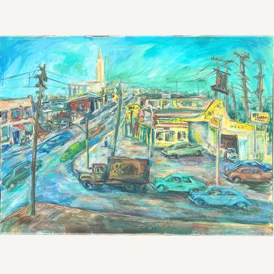 Lou Krugman East of Downtown Los Angeles by Lou Krugman