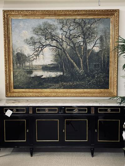 Louis Aime Japy Louis Aime Japy Springtime Oil on Canvas Monumental Sothebys Provenance