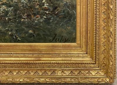 Louis Aime Japy Louis Aime Japy Springtime Oil on Canvas Monumental Sothebys Provenance