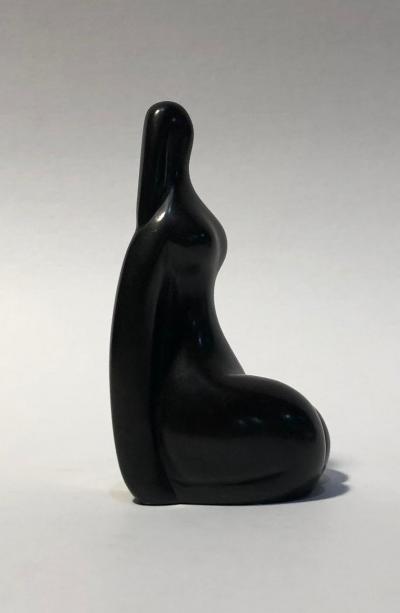 Louis Bancel Seated Nude Woman