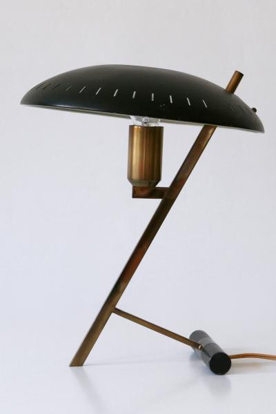 Louis Christiaan Kalff Elegant Mid Century Decora or Z Table Lamp by Louis Kalff for Philips 1950s