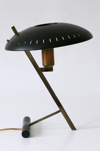 Louis Christiaan Kalff Elegant Mid Century Decora or Z Table Lamp by Louis Kalff for Philips 1950s
