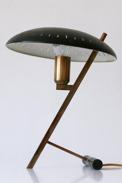 Louis Christiaan Kalff Elegant Mid Century Decora or Z Table Lamp by Louis Kalff for Philips 1950s