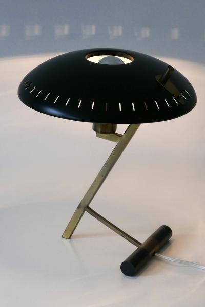 Louis Christiaan Kalff Elegant Mid Century Decora or Z Table Lamp by Louis Kalff for Philips 1950s