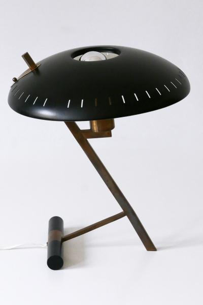 Louis Christiaan Kalff Elegant Mid Century Decora or Z Table Lamp by Louis Kalff for Philips 1950s