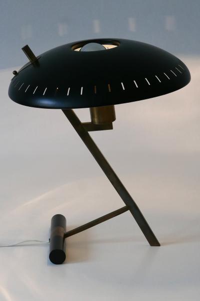 Louis Christiaan Kalff Elegant Mid Century Decora or Z Table Lamp by Louis Kalff for Philips 1950s